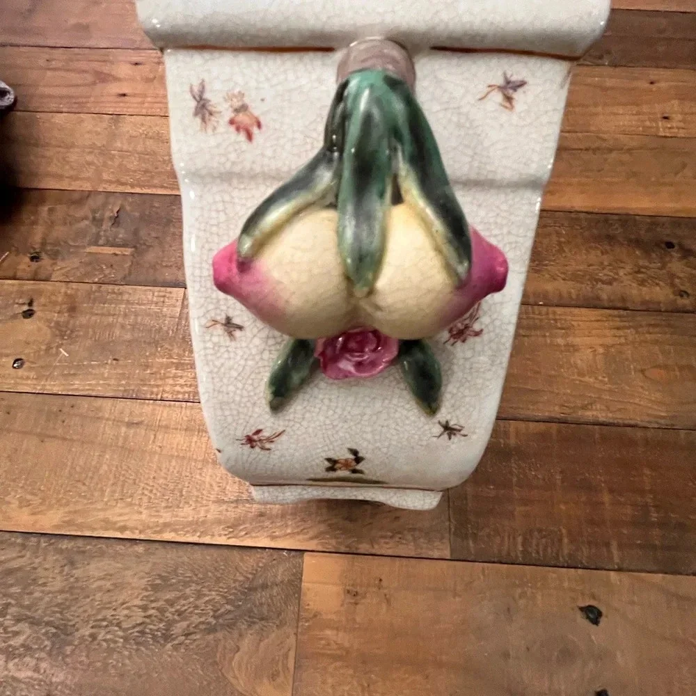 Vintage Chinese Rectangular Vase